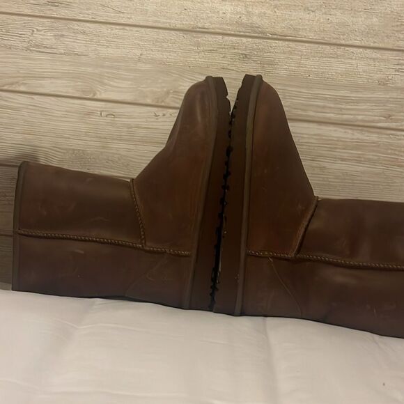 NWT UGG Classic Short II Brown Water-resistant Suede Boots Women Size 8 - Picture 8 of 12